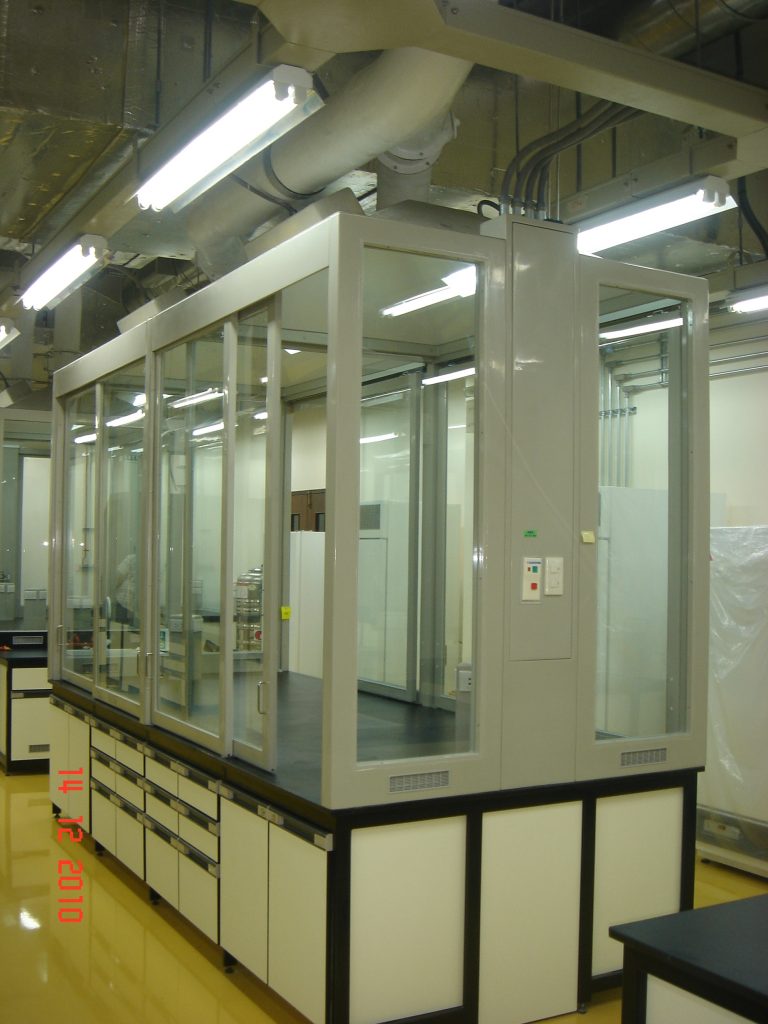 turnkey - furniture & fume hood lab