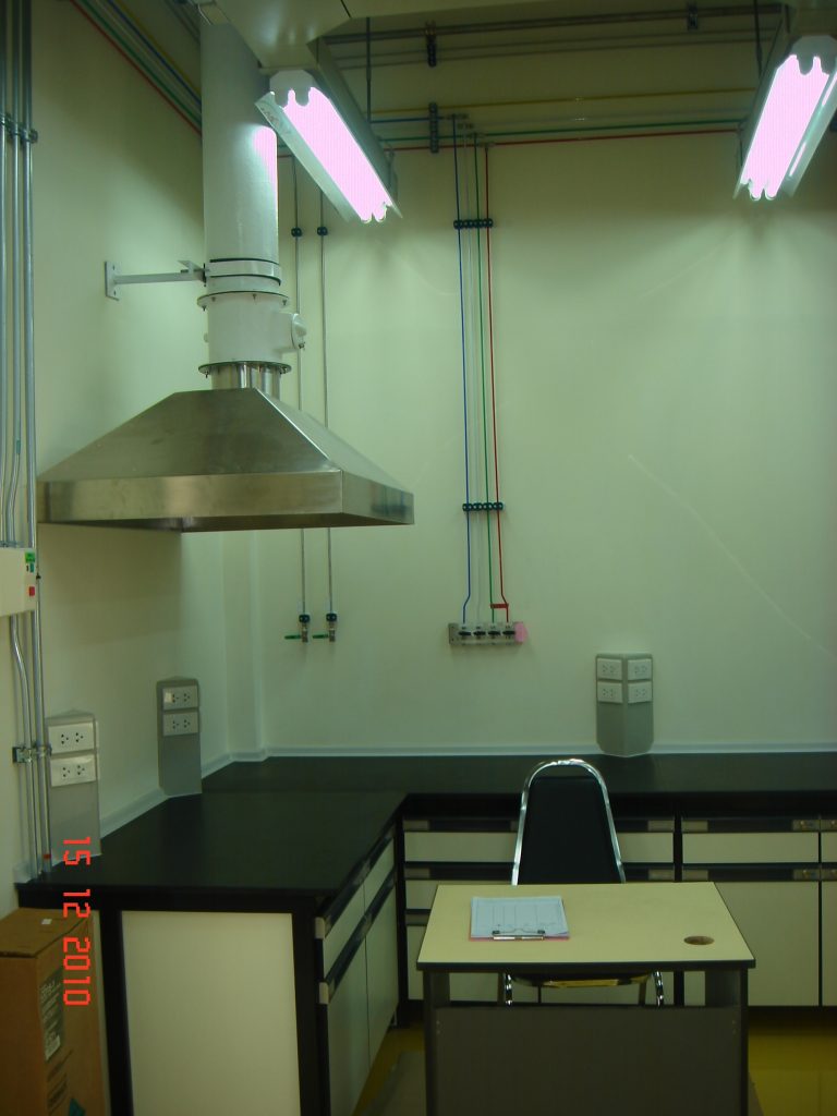 turnkey - furniture & fume hood lab