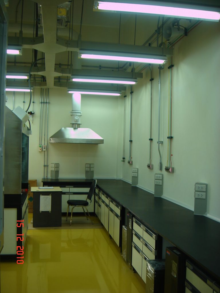 turnkey - furniture & fume hood lab