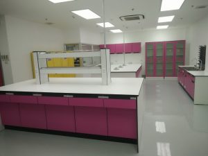 lab furniture, fume hood,, scrubber