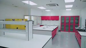 lab furniture, fume hood,, scrubber