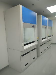lab furniture, fume hood,, scrubber