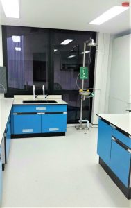 lab furniture, fume hood,, scrubber