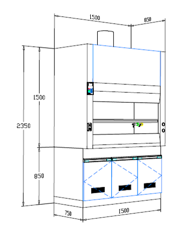 conventional fume hood