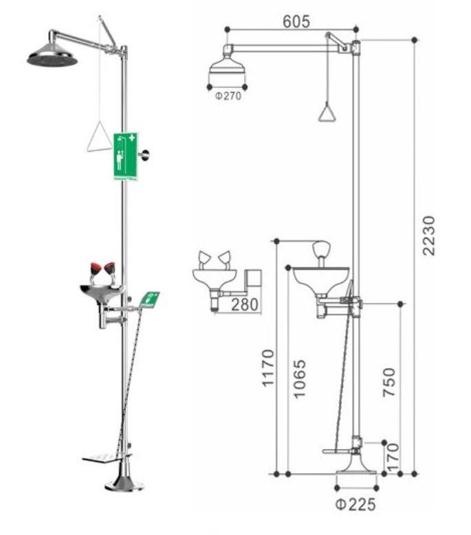 emergency shower