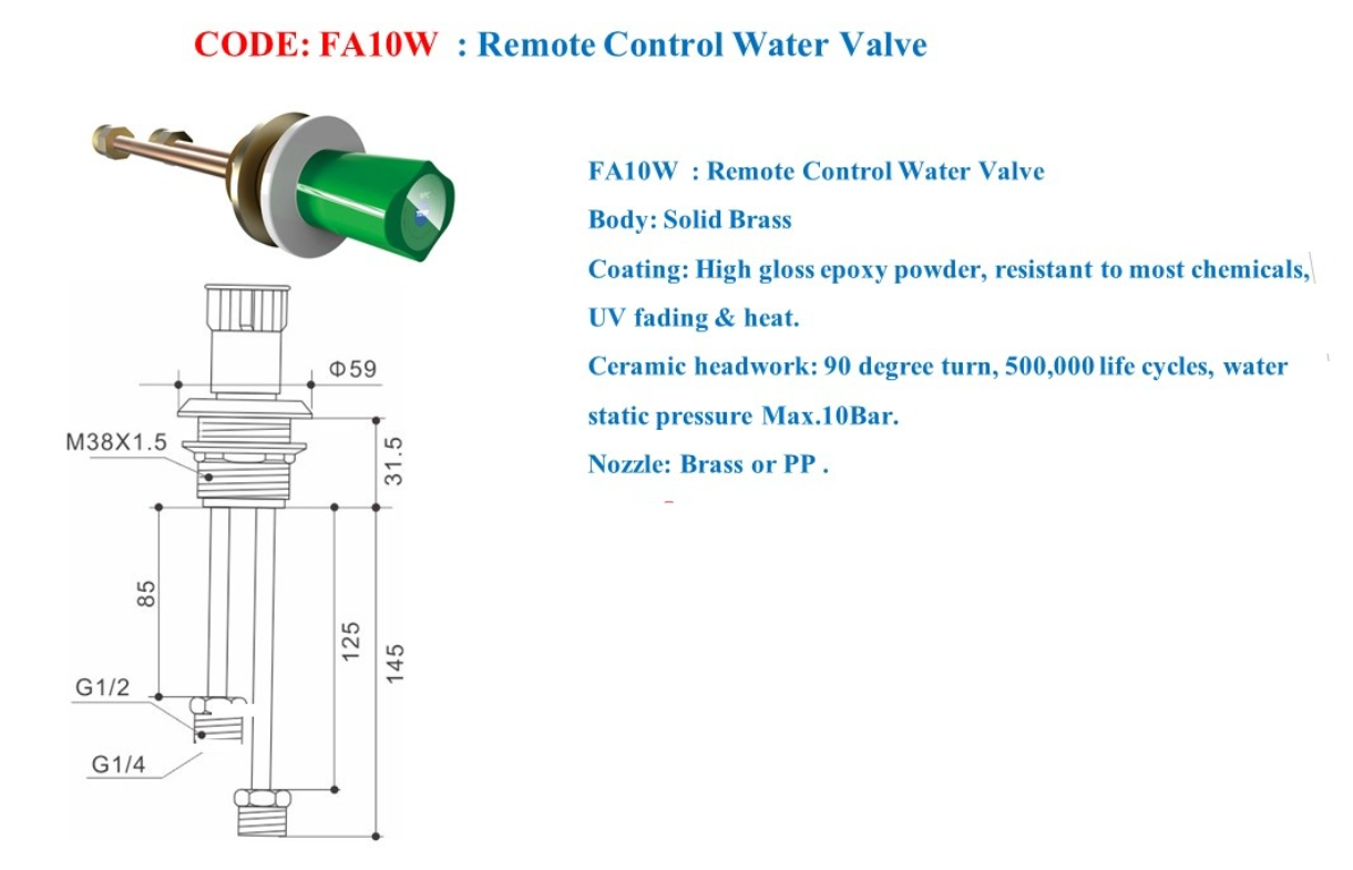 lab water valve