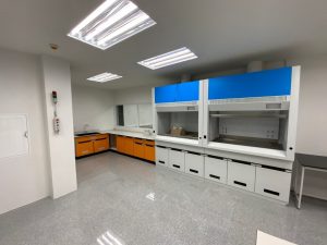 lab furniture, Fume hood, renovation, turnkey, interior