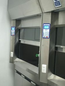 lab furniture, fume hood,, scrubber