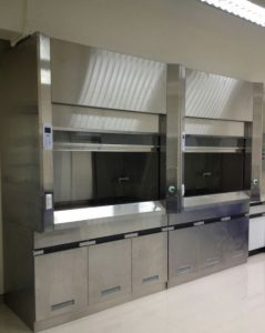 lab furniture, fume hood,, scrubber