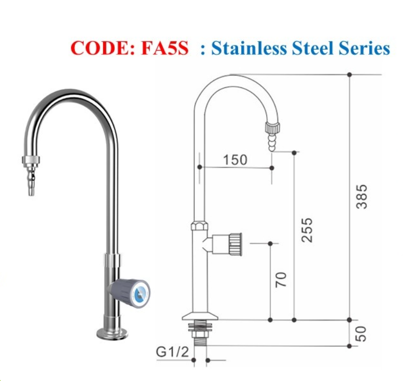 stainless steel faucet