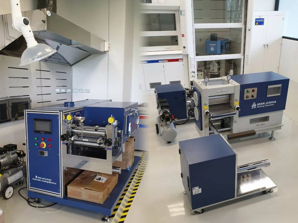 li ion pouch & cylindrical cellbattery lab line